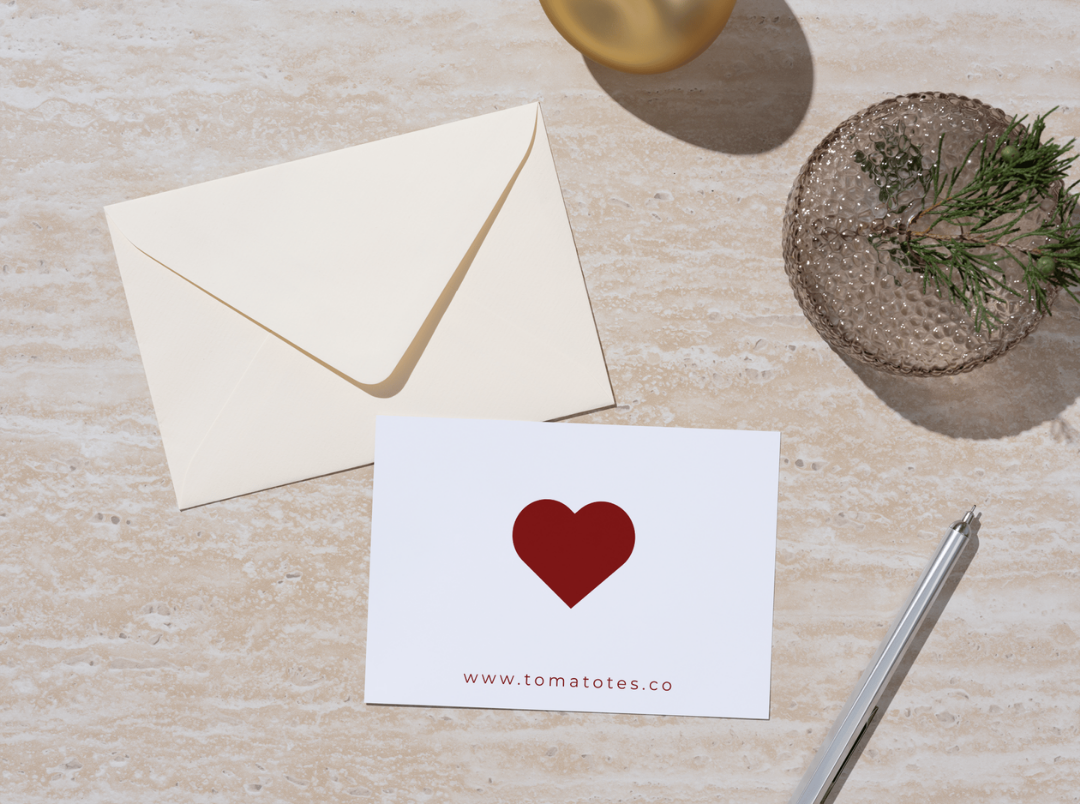 Heart Printed Card