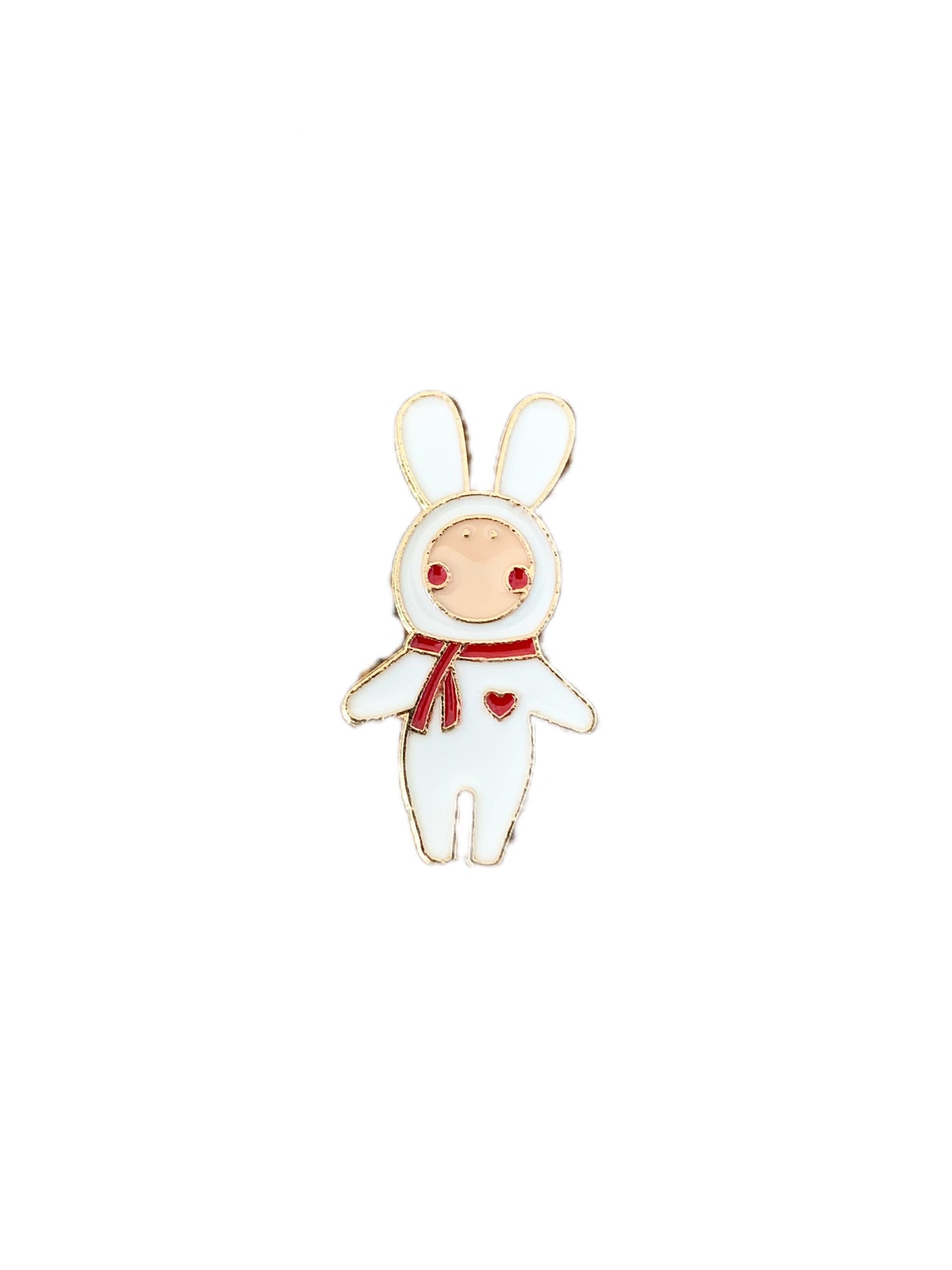 Bunny Costume Enamel Pin