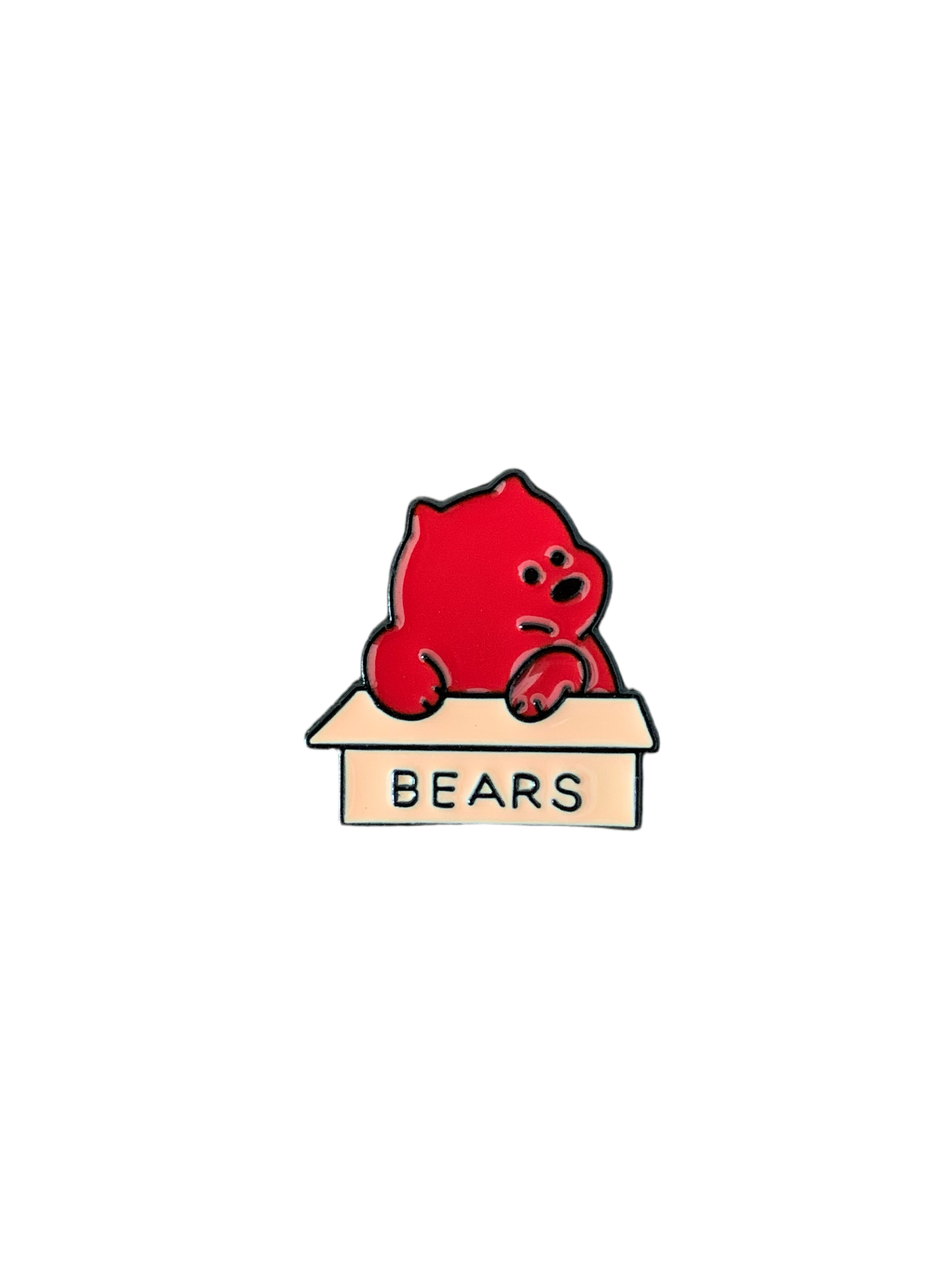 Waiting for Bears on Table Enamel Pin