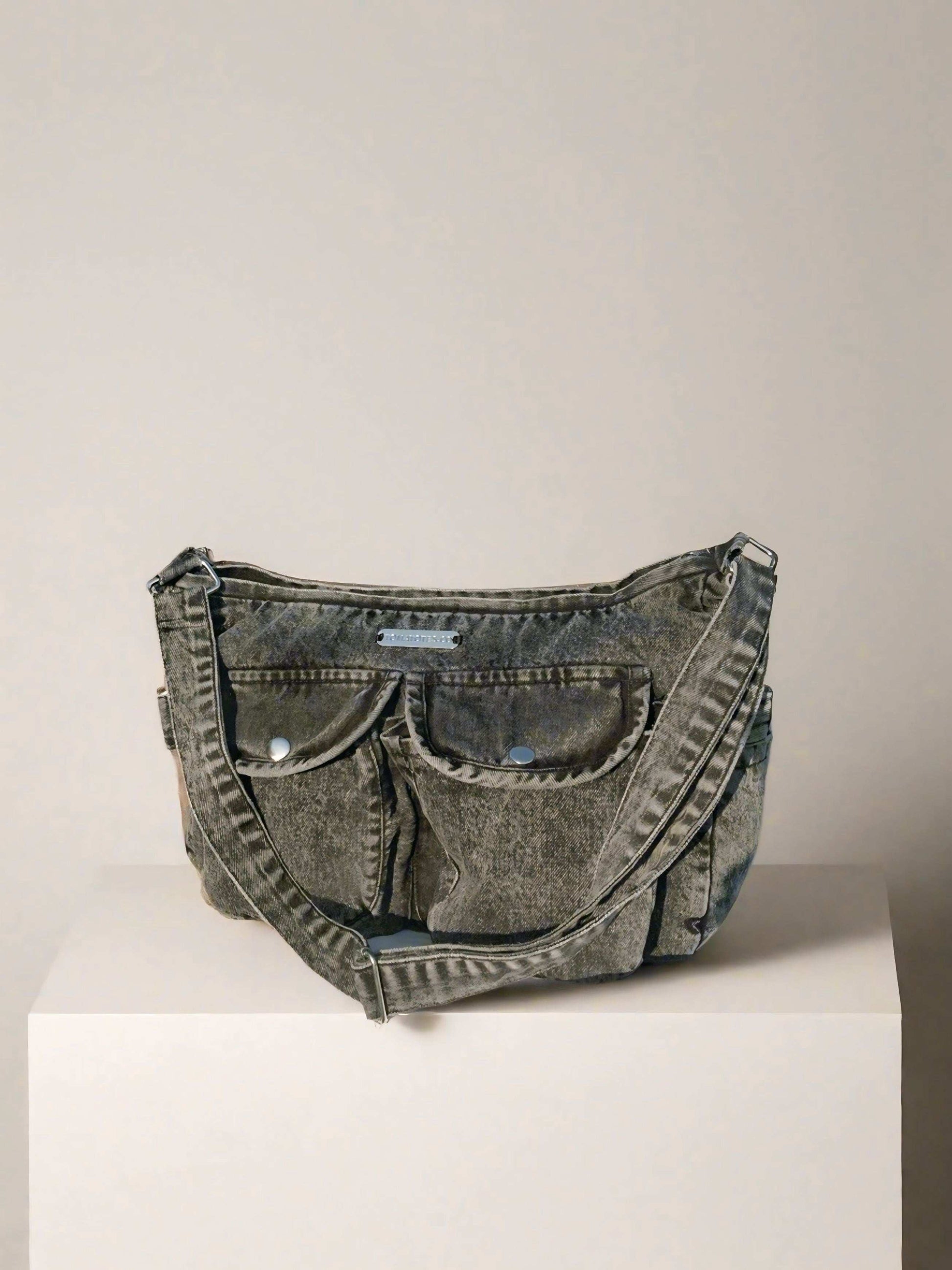 Sky - Black Stonewashed Crossbody