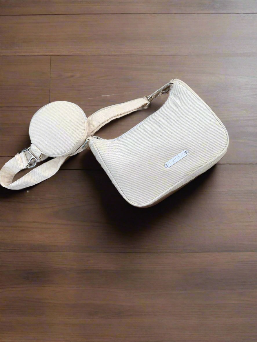Cream Shoulder Bag