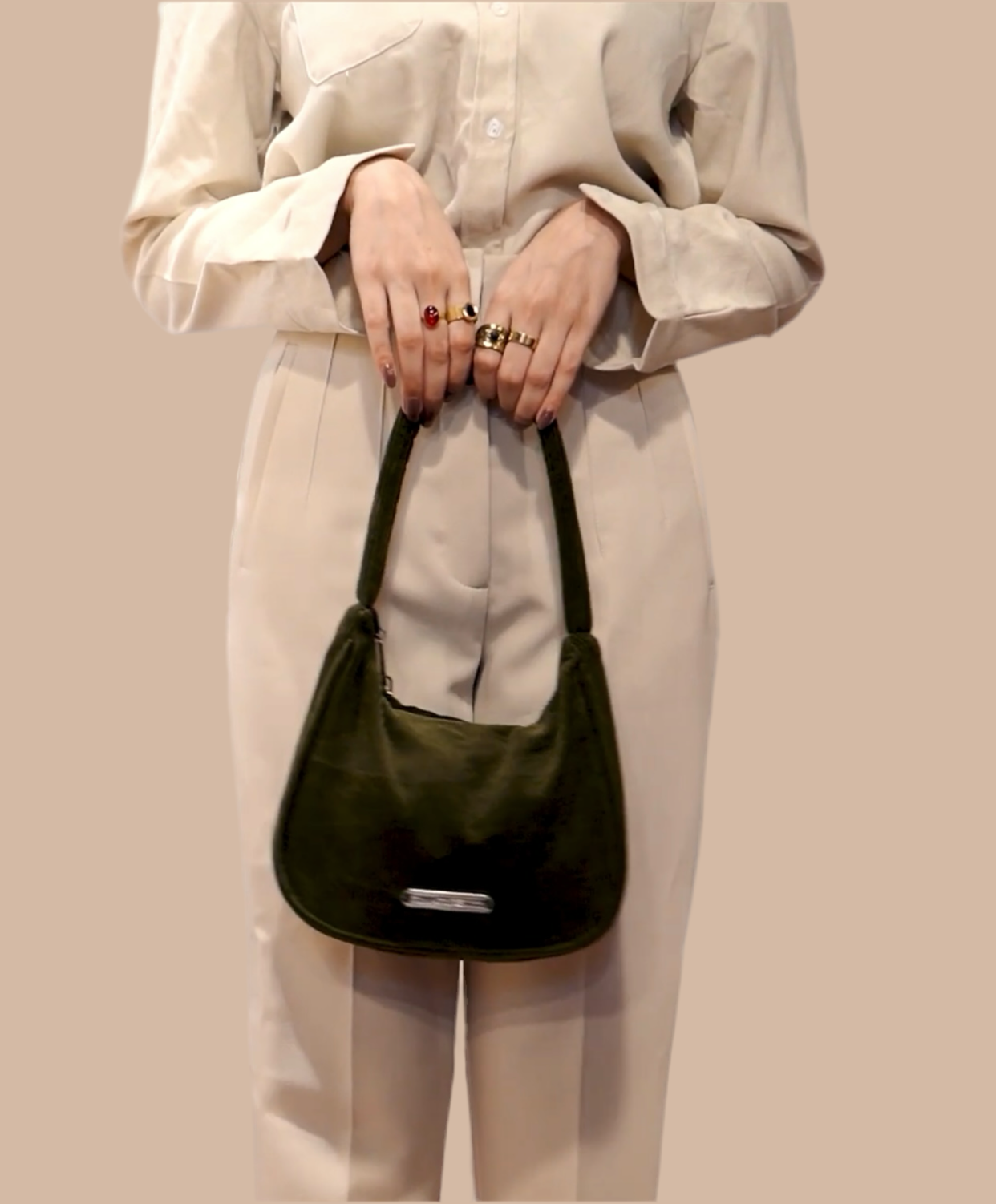 Cordette - Olive Shoulder Bag