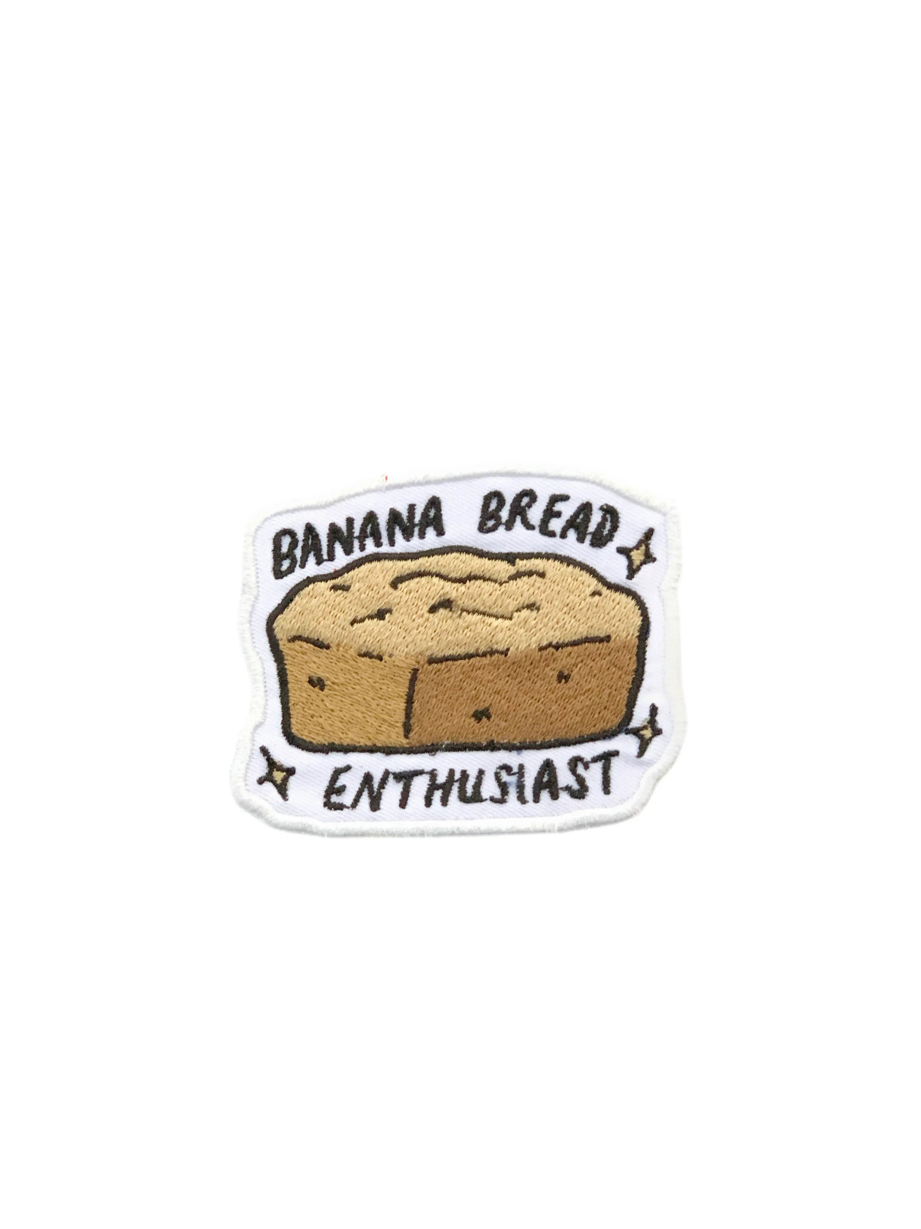Banana Bread Enthusiast Embroidery Patch - Image #1