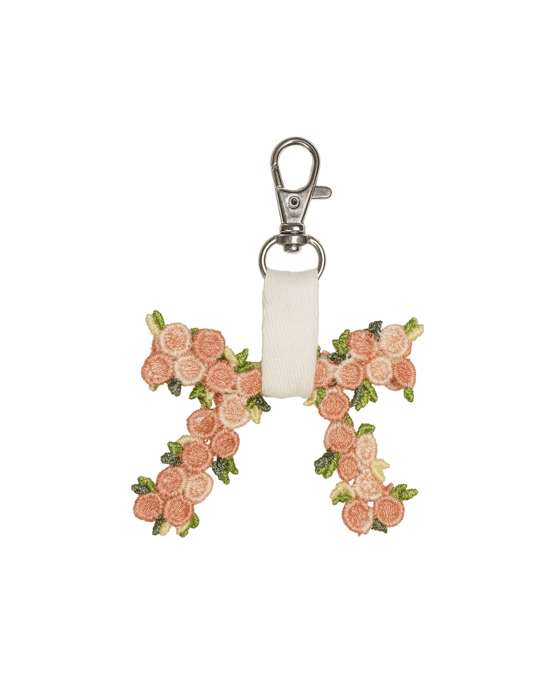 Flower Bow Zipper Charm