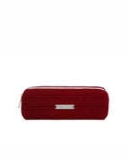 Berry Knit Pouch - Crochet Pouch