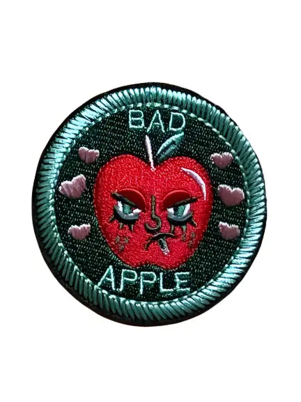 Bad Apple Embroidery Patch tomatotes.co