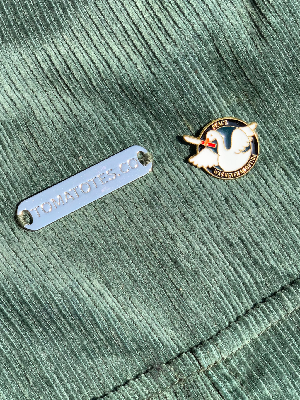 Goose Does Crimes Enamel Pin