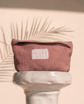 Pink Corduroy Pouch - Tomatotes.co