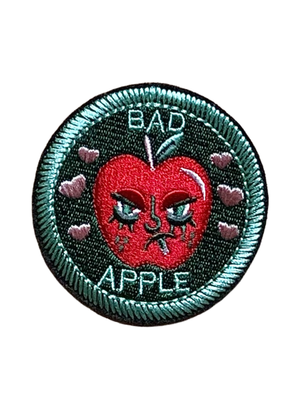 Bad Apple Embroidery Patch tomatotes.co