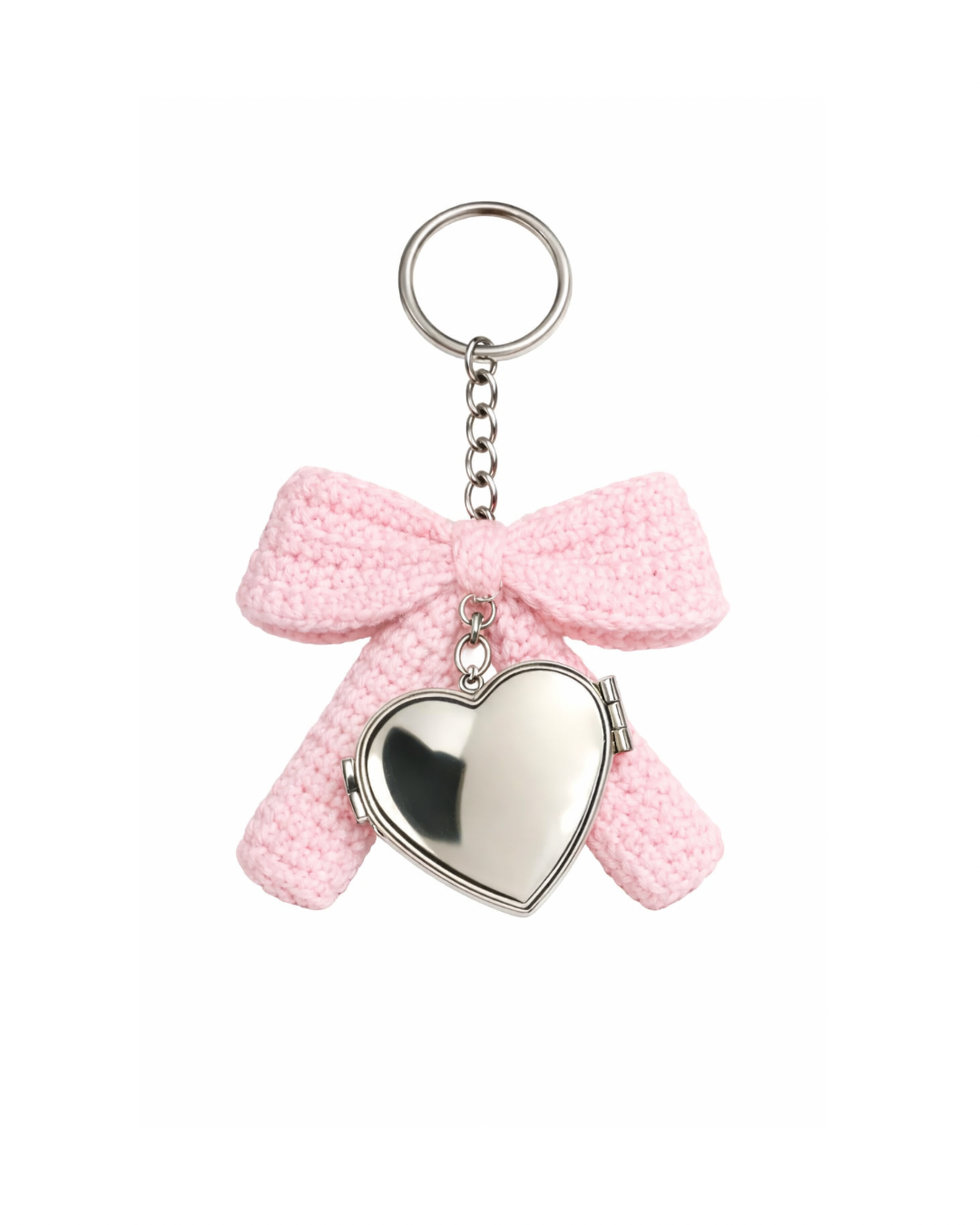 Dolly + Heart Mirror Charm