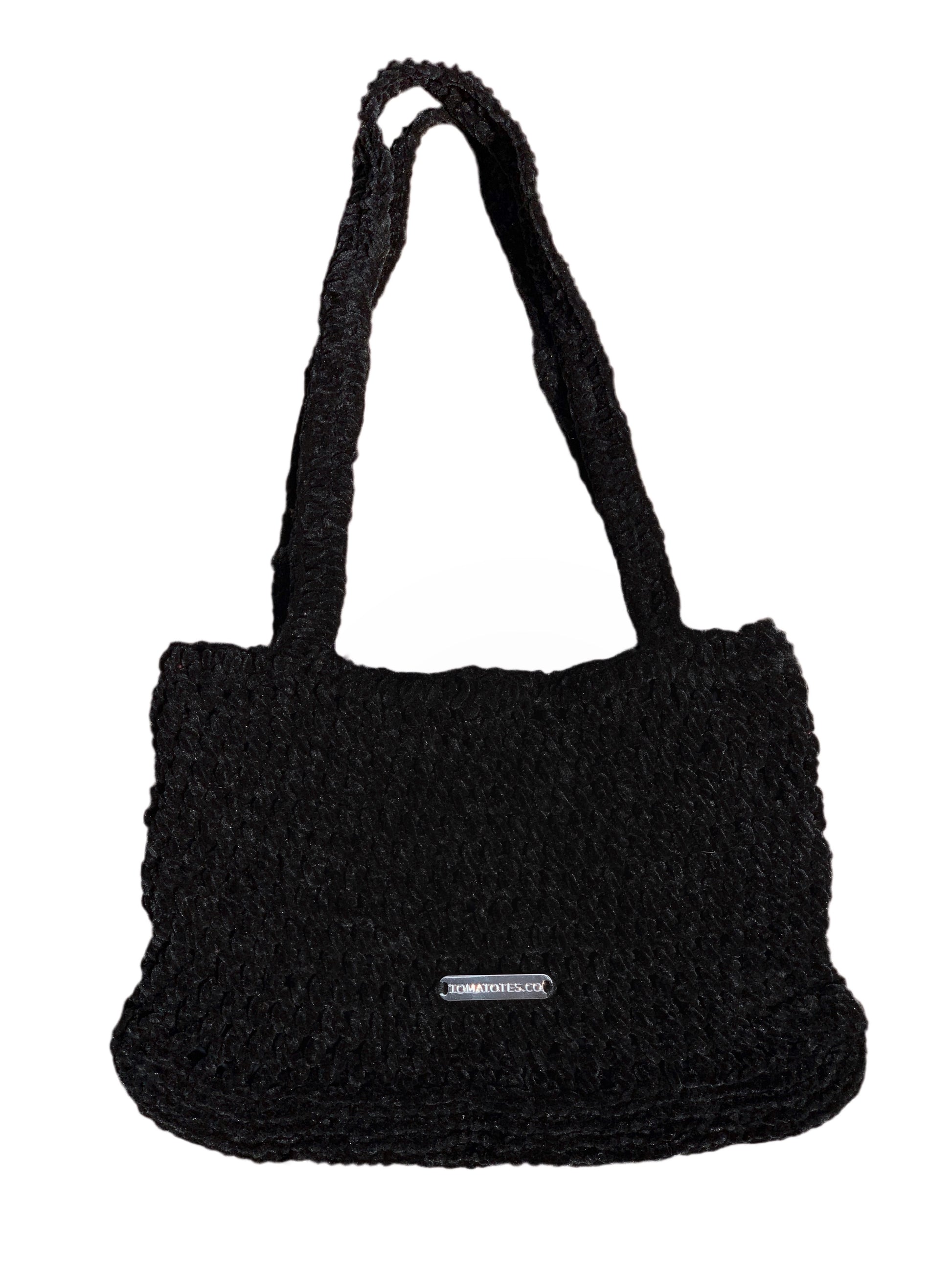 Willow Crochet Bag - Black