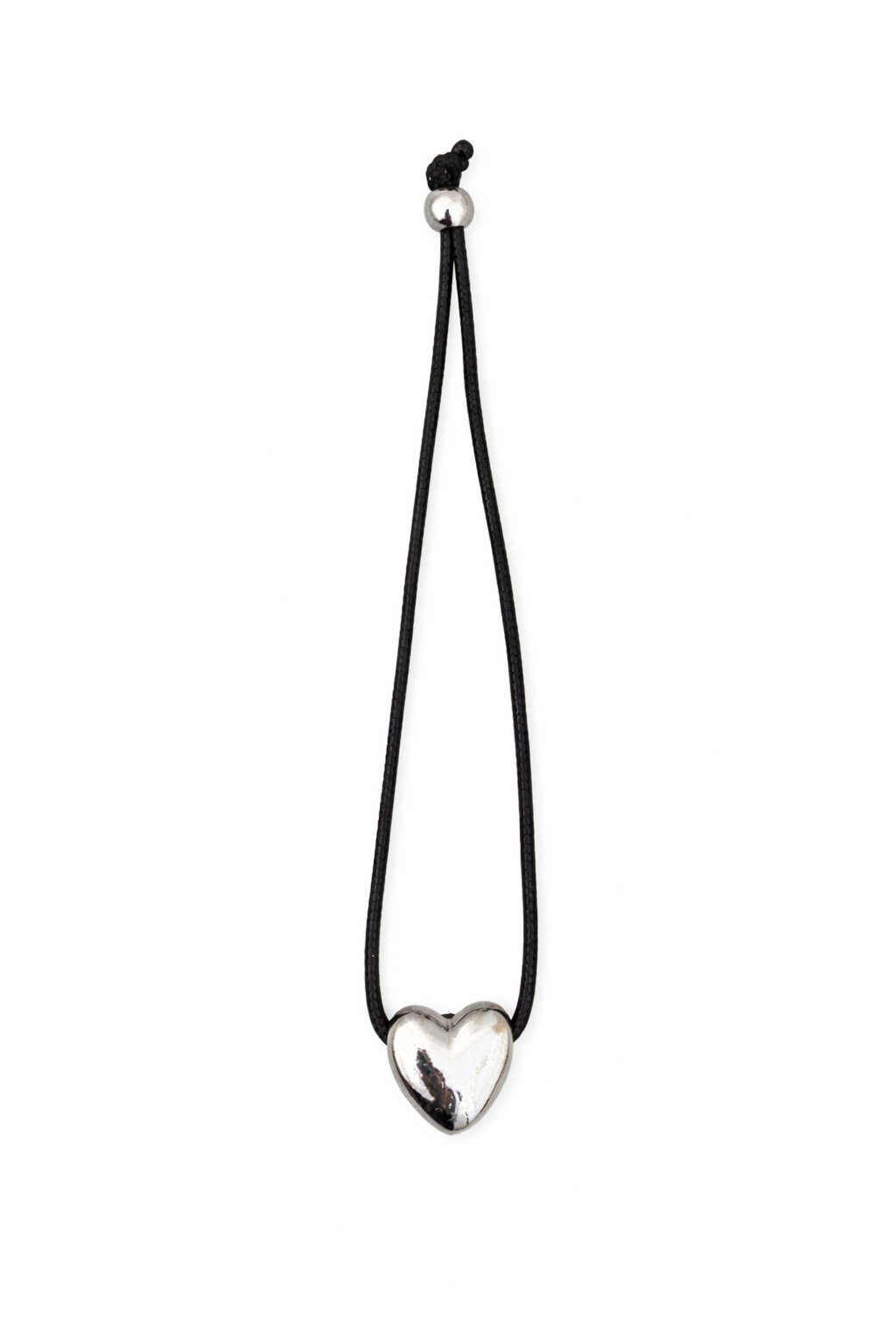 Silver Small Heart Hanging Charm