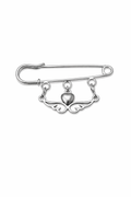 Fleeting Heart Metal Brooch Pin