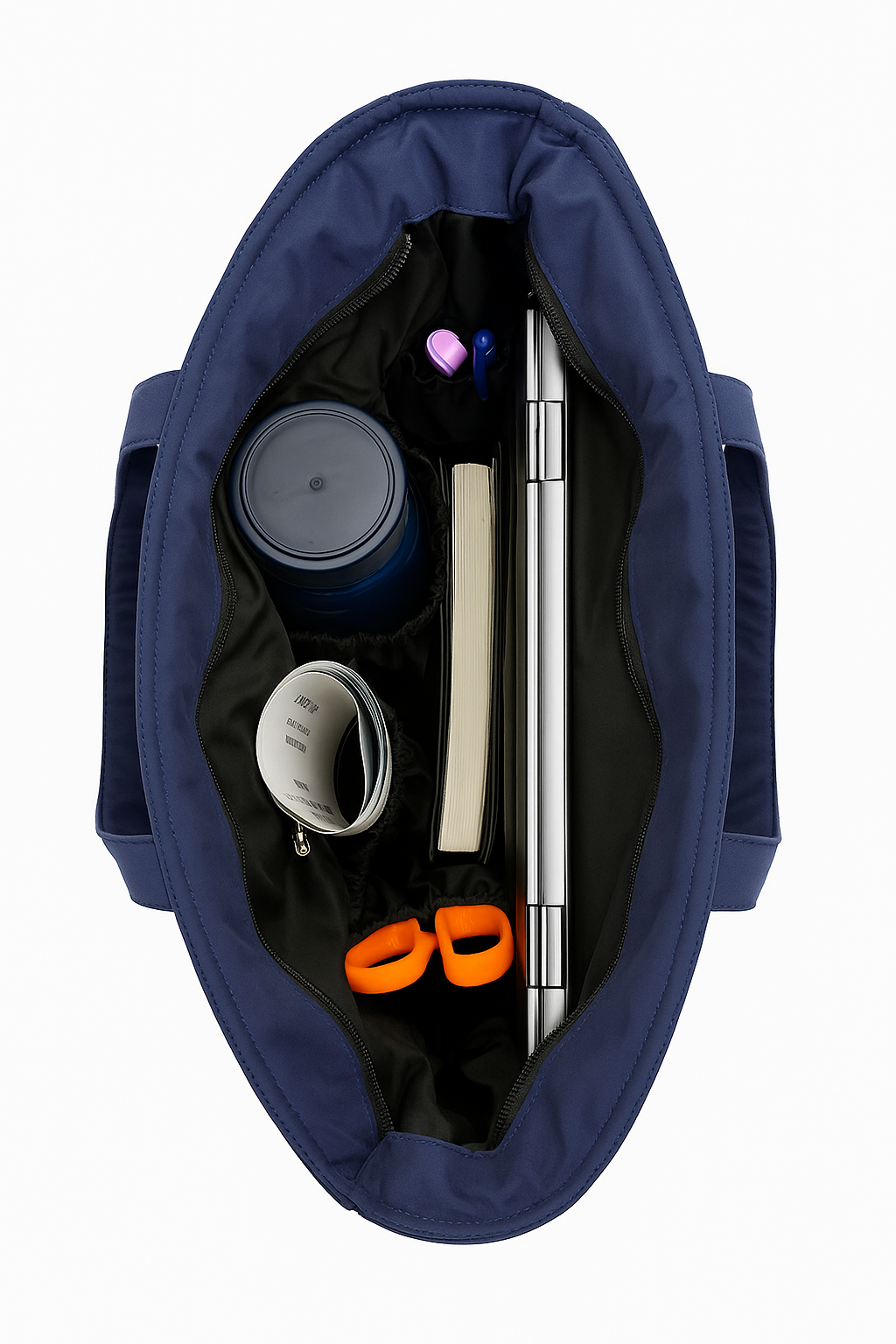 Navy Soft Shell - Organiser Tote | Waterproof