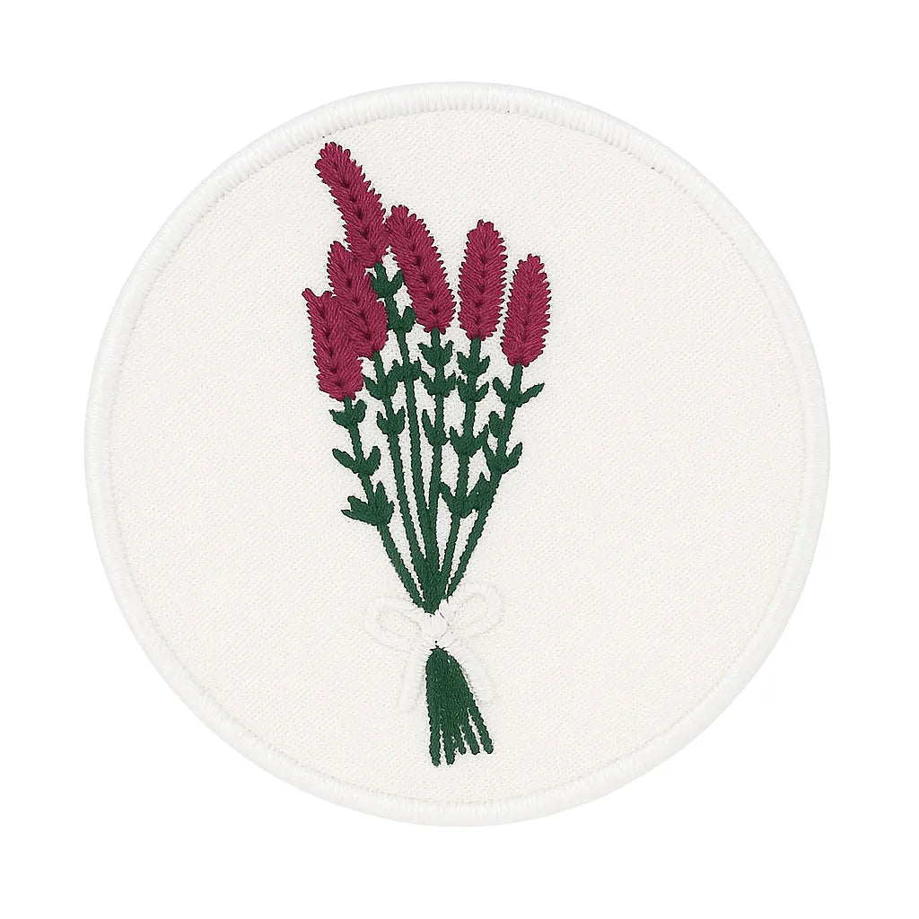Lavenders Embroidery Patch