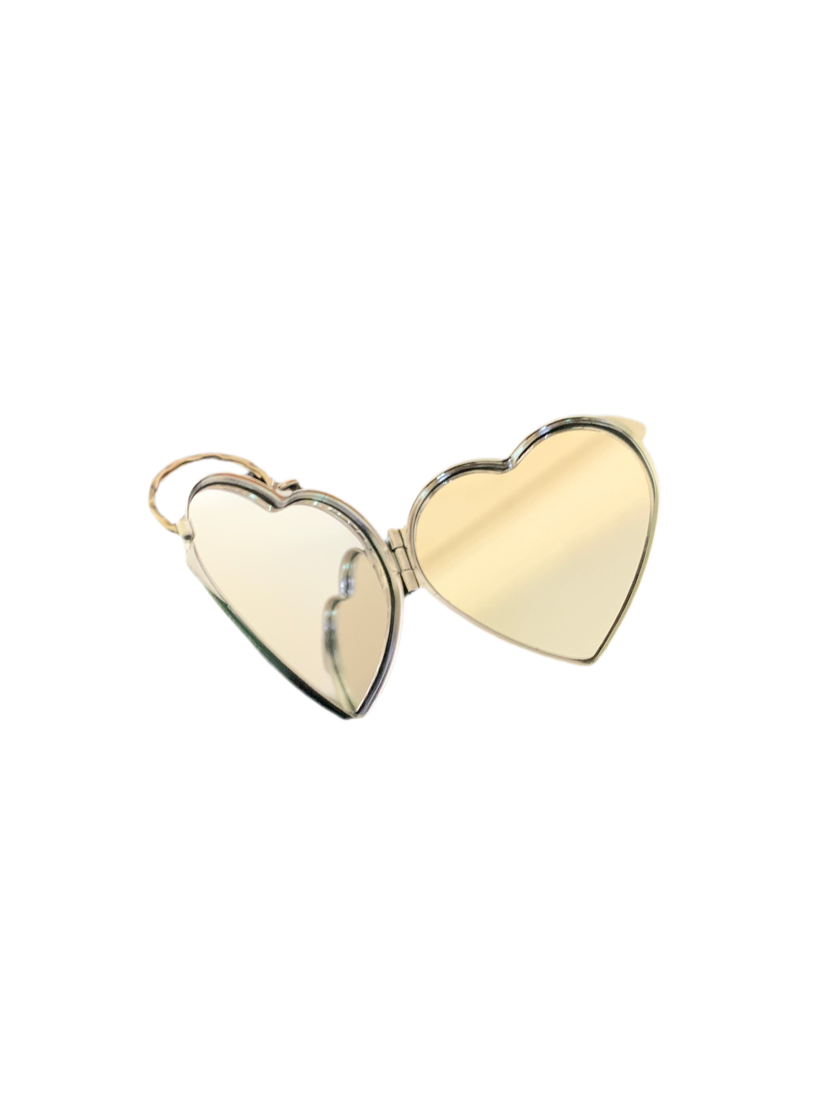Heart Mirror Charm