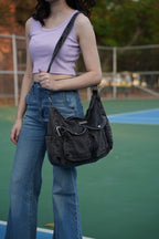 Sky - Black Stonewashed Crossbody