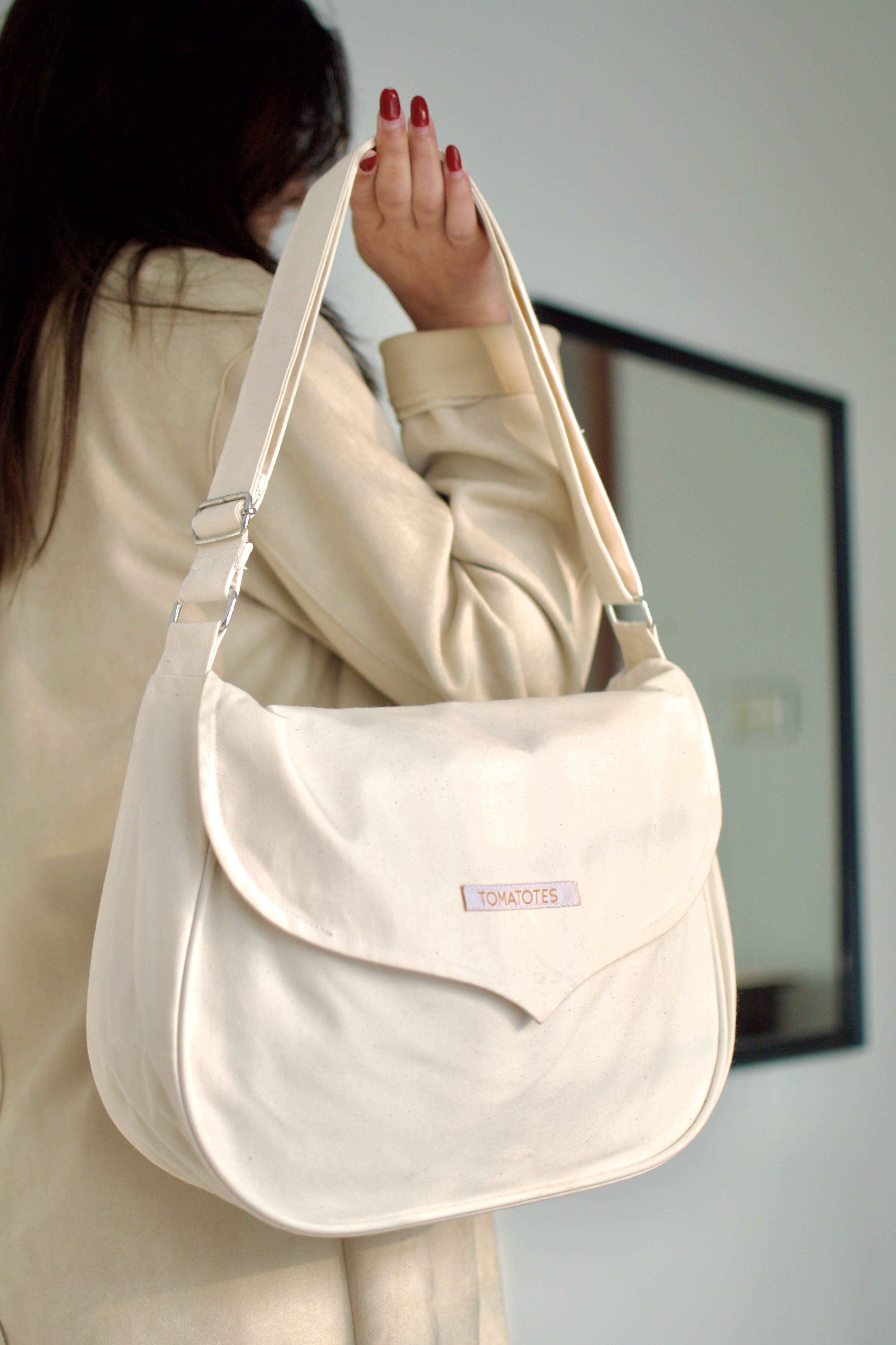 Off best sale white satchel