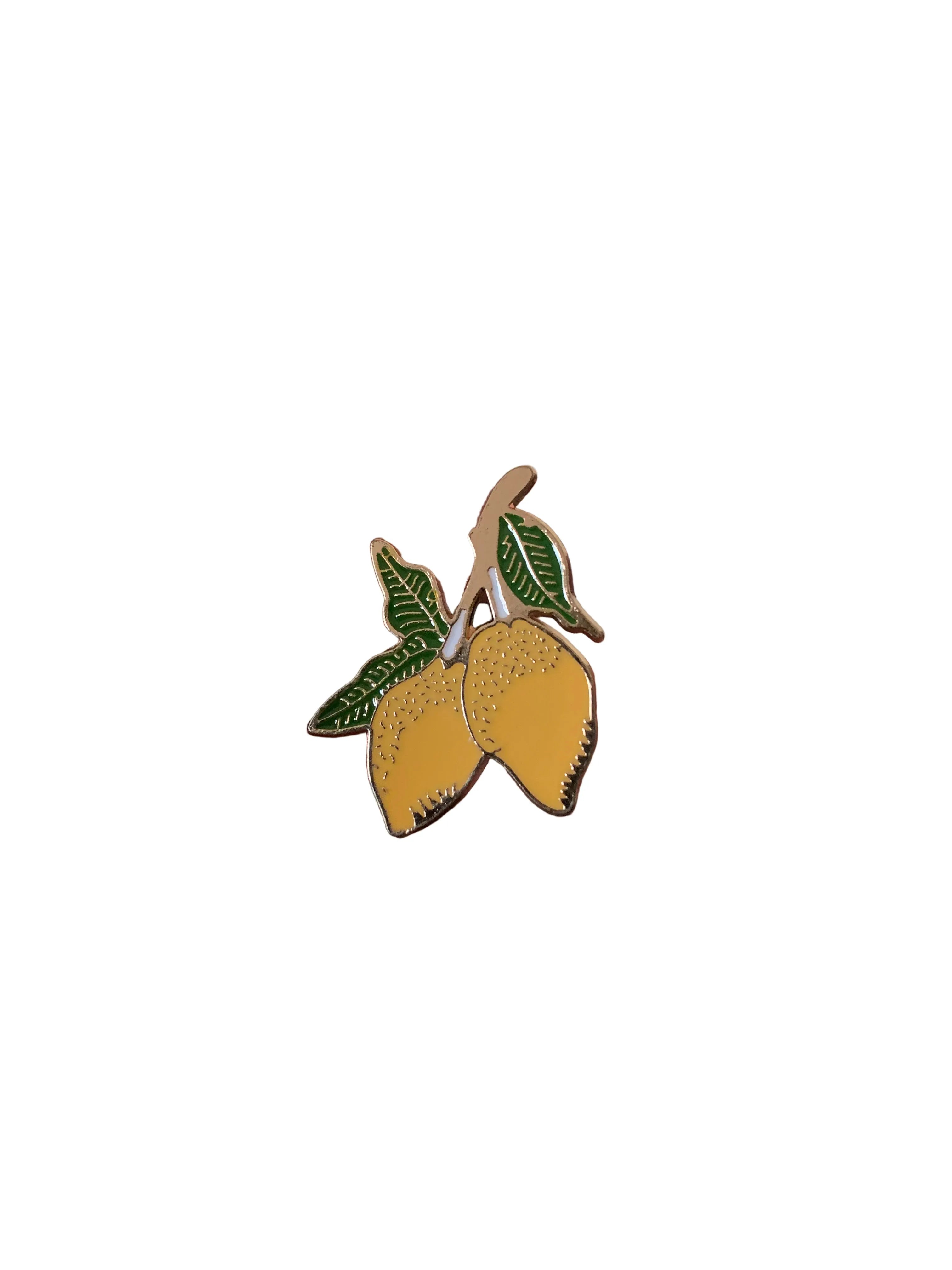Lemon Enamel Pin – tomatotes.co