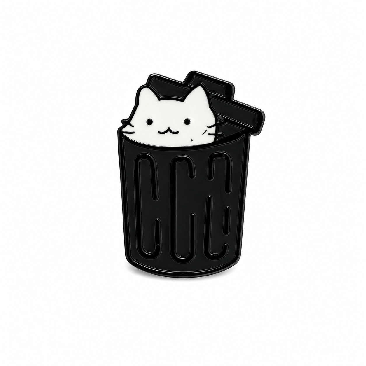 Mischievous Cat Enamel Pin