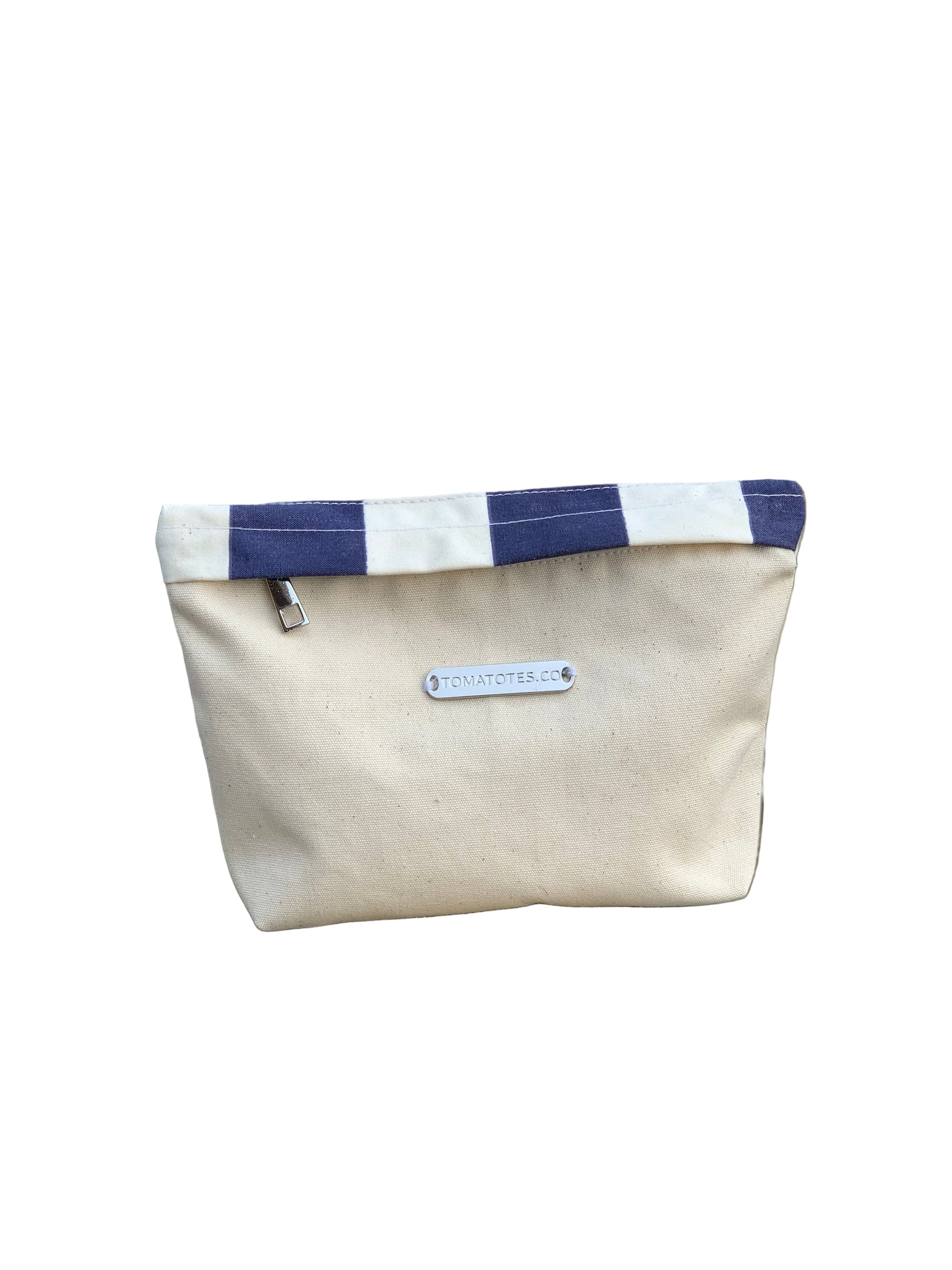 Blue Striped Pouch