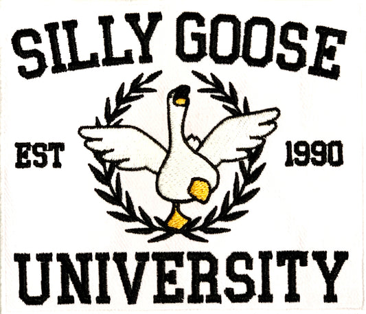 Silly Goose University Embroidery Patch tomatotes.co