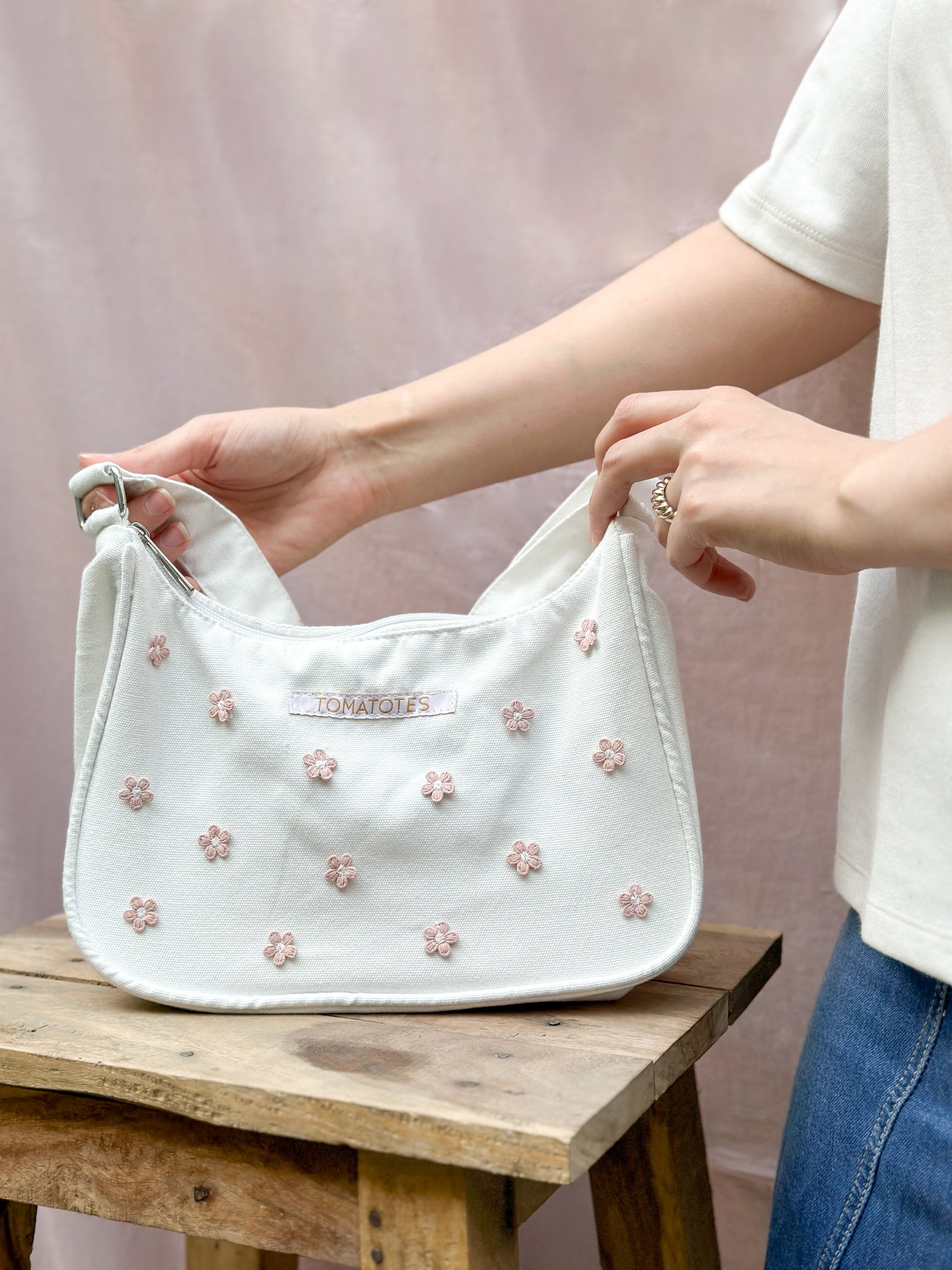 Shoulder Bag - Flowered tomatotes.co