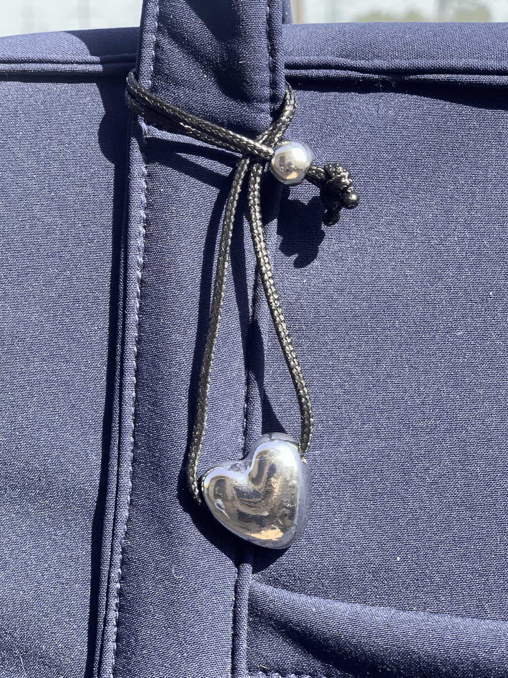 Silver Small Heart Hanging Charm