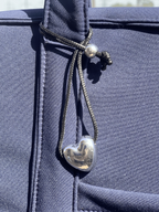 Silver Small Heart Hanging Charm