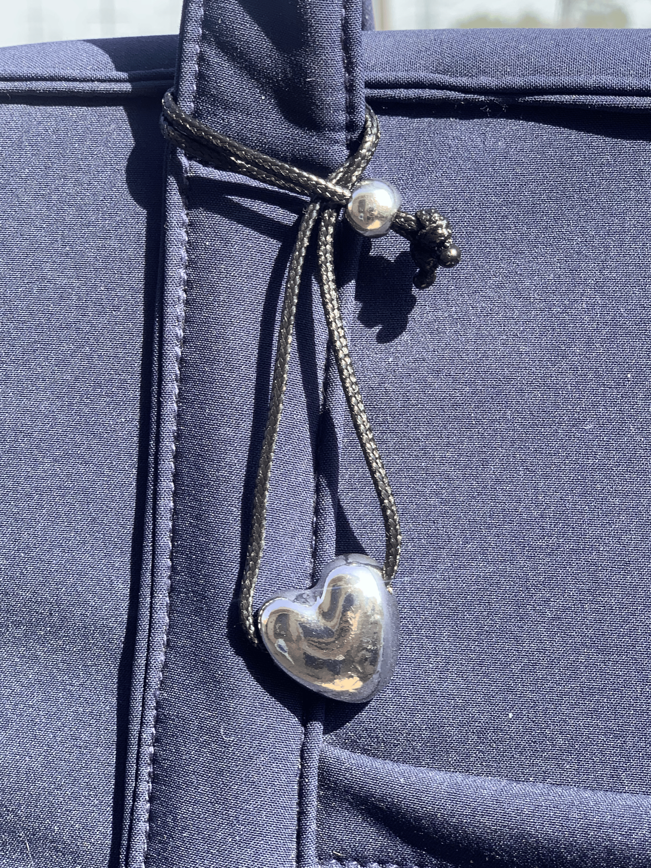 Silver Small Heart Hanging Charm