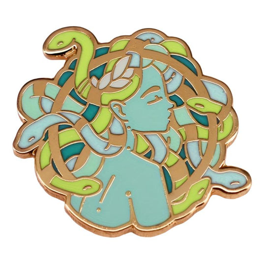 Medusa Enamel Pin