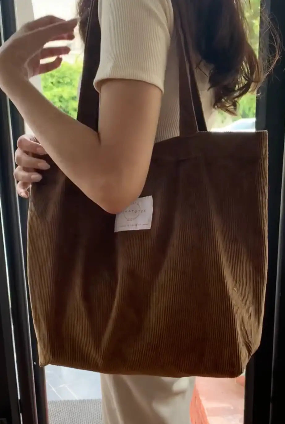 Heather - Brown Corduroy