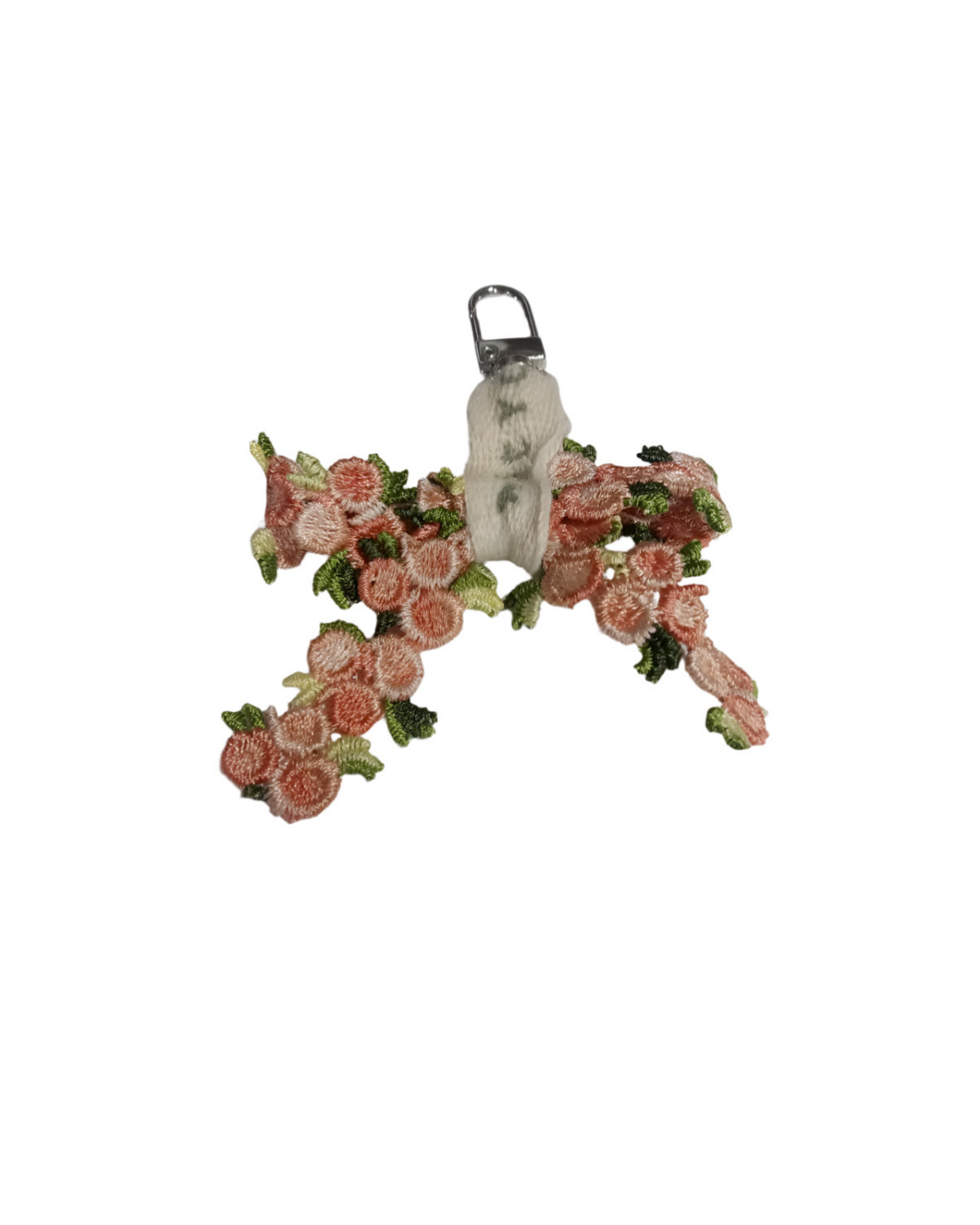 Flower Bow Zipper Charm