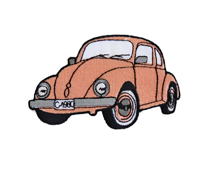 Vintage Volkswagen Beetle Embroidery Patch