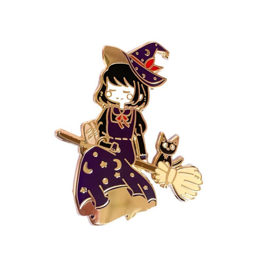 Witchcraft Witch Enamel Pin