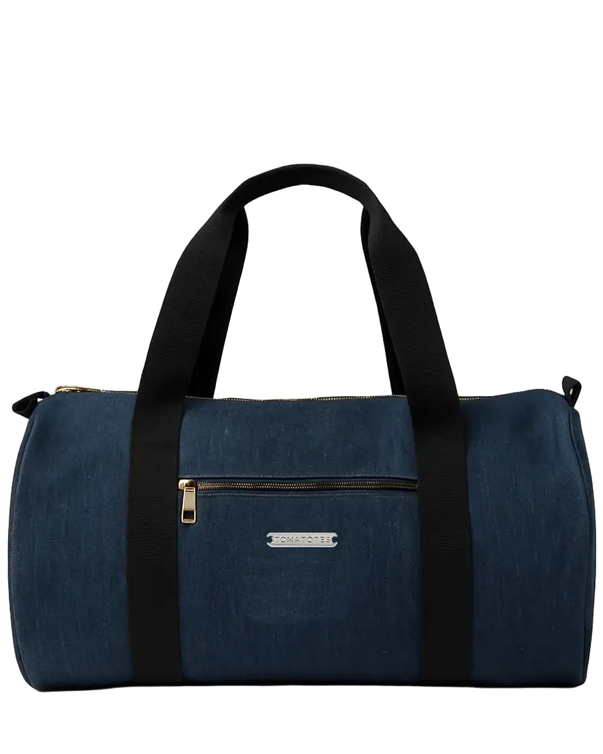Blue Denim Duffle Bag