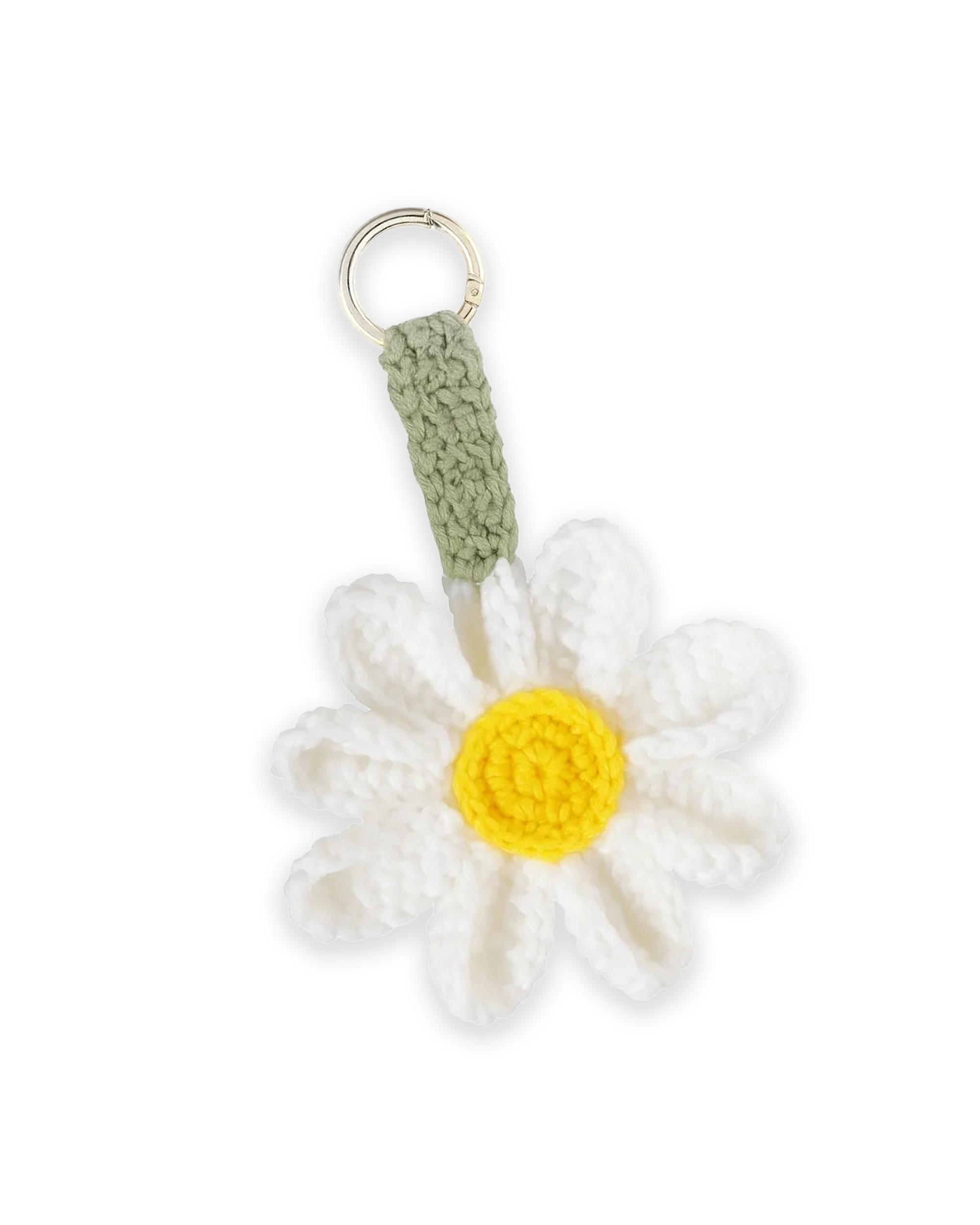 White Flower - Crochet Charm