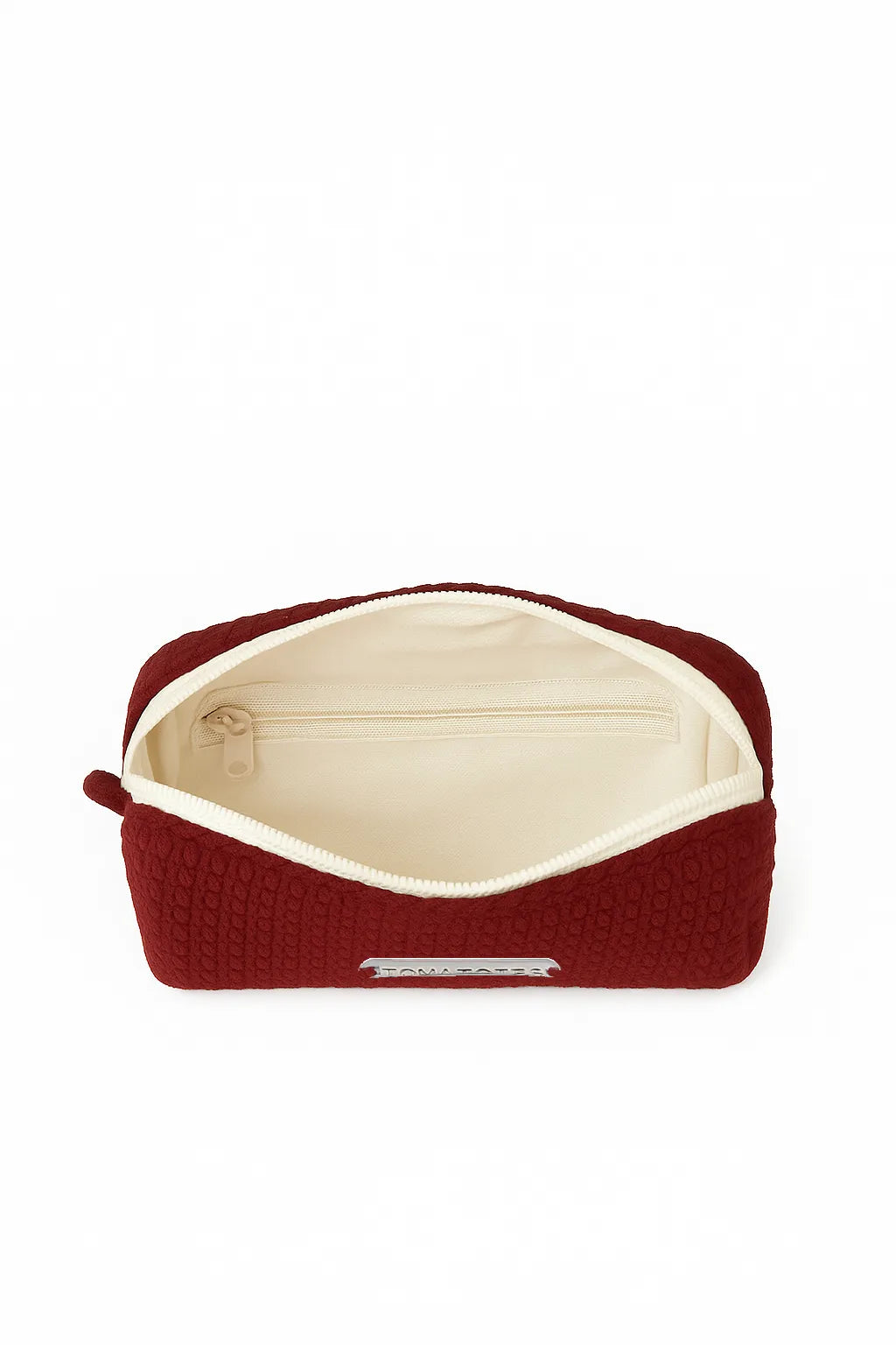 Berry Knit Pouch - Crochet Pouch