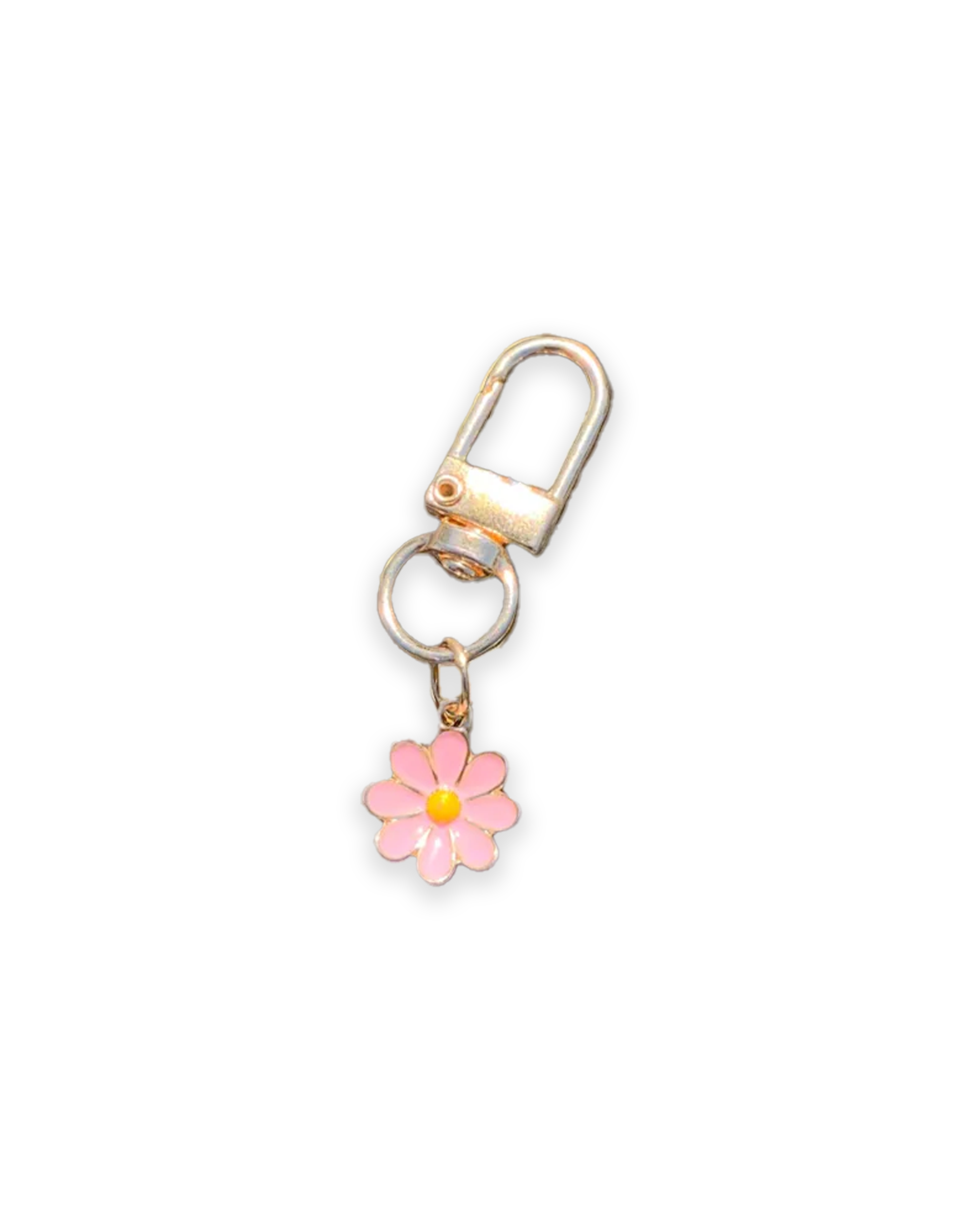 Little Pink Flower Zipper Charm