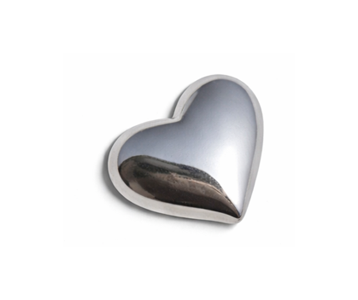 Silver Heart Pin