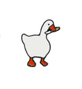Goose w a Knife Enamel Pin