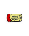 Real Warning Enamel Pin