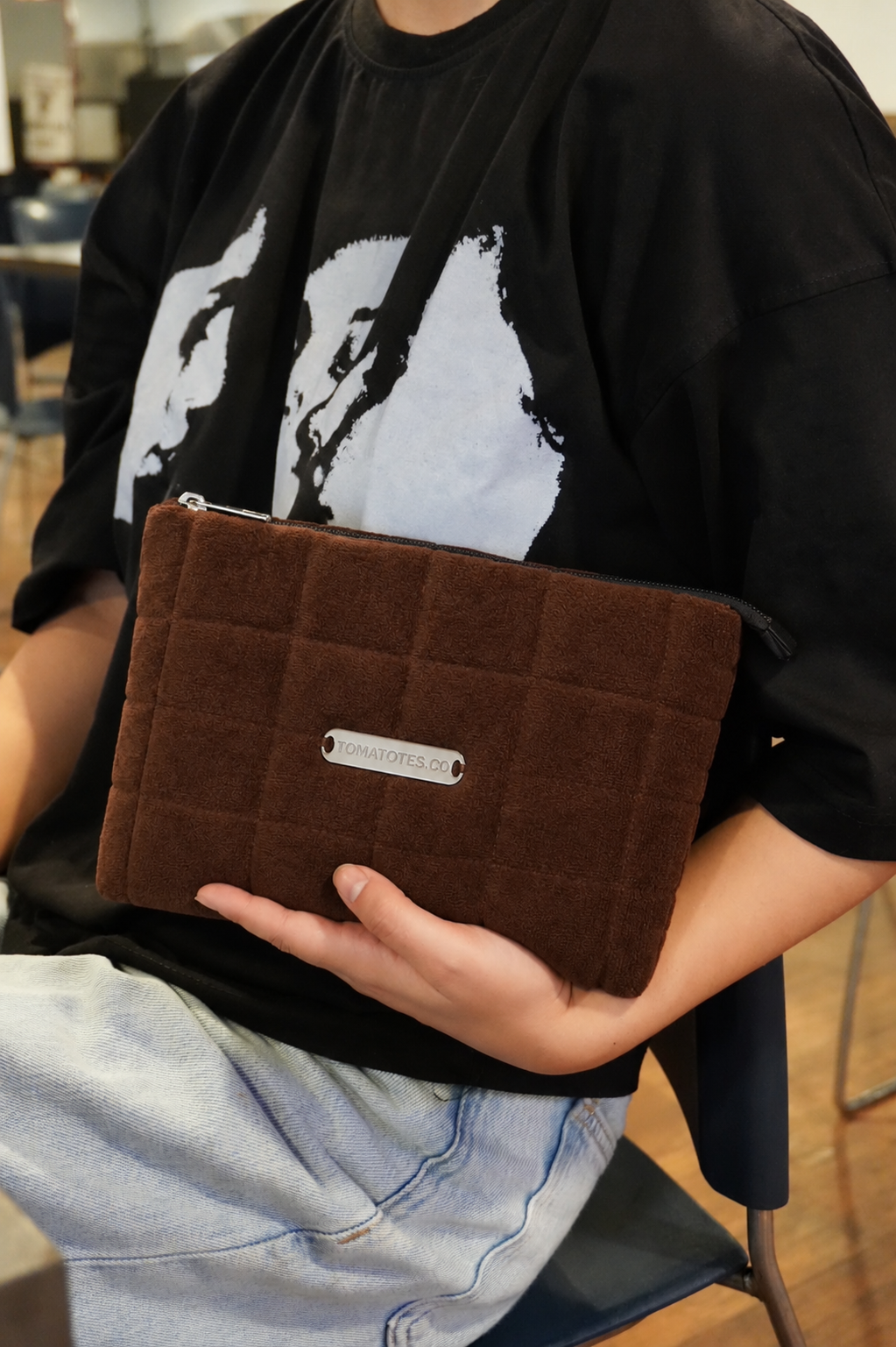 Marshmallow - Brown Pouch