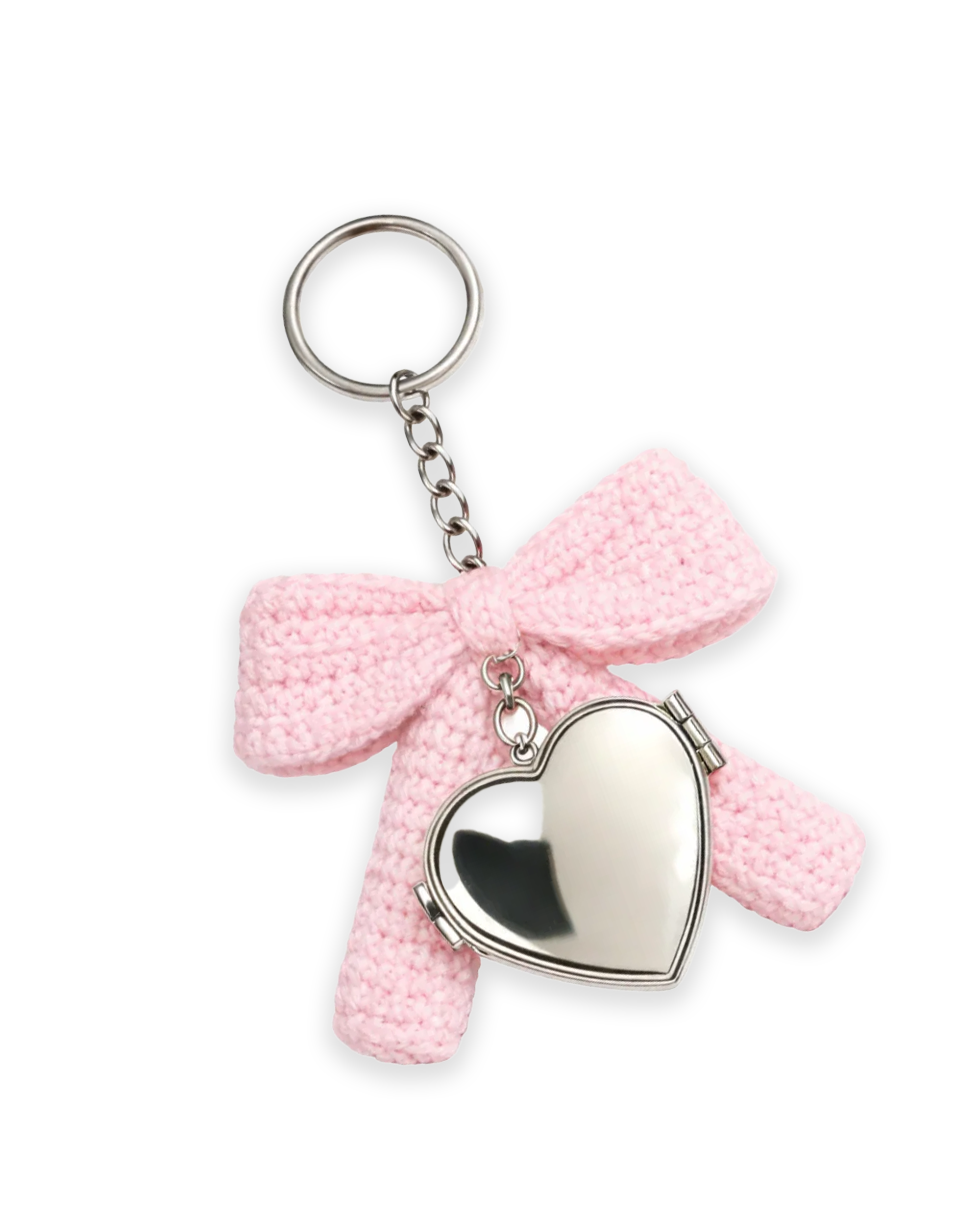 Dolly + Heart Mirror Charm