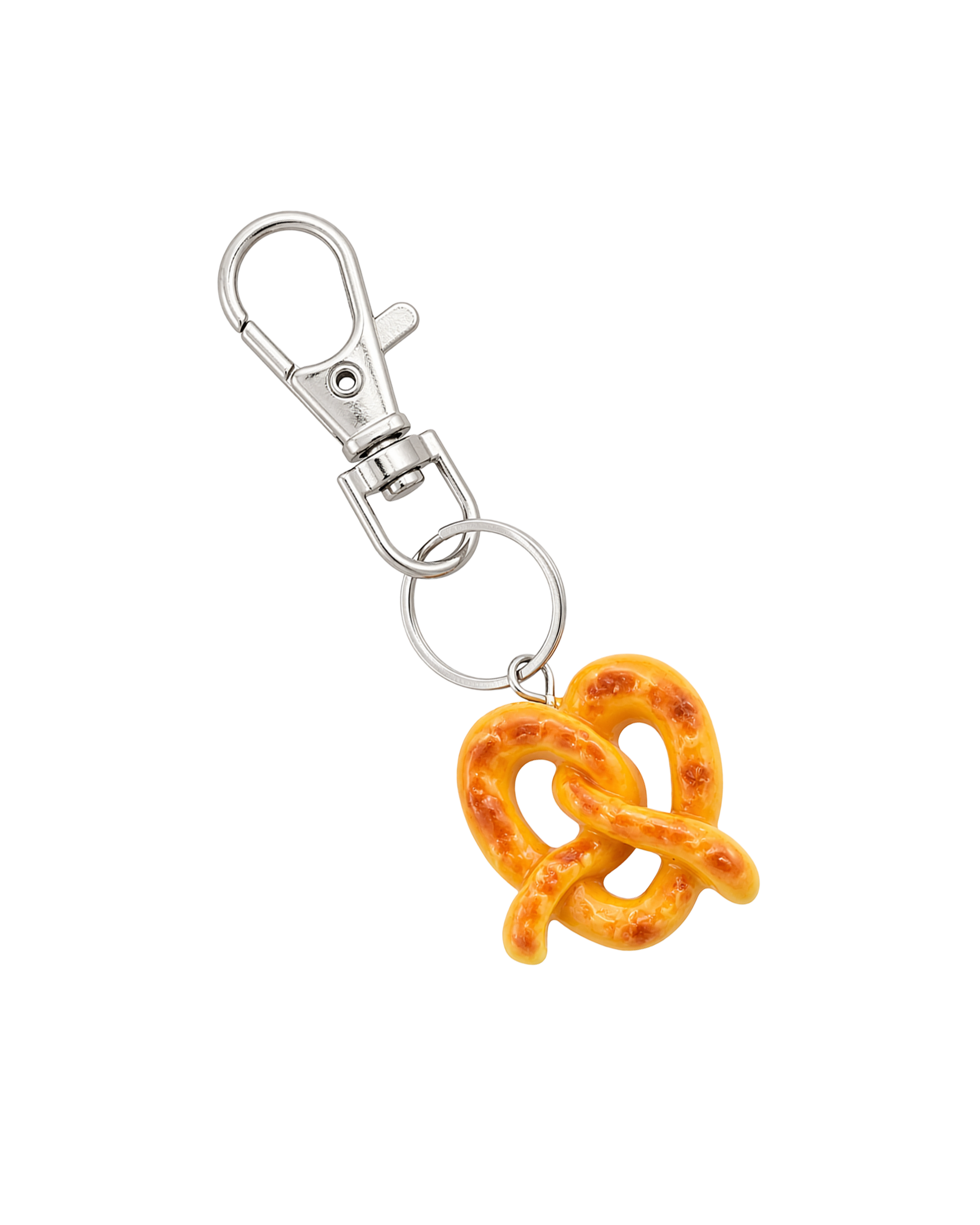 Salted Pretzel Zipper Charm