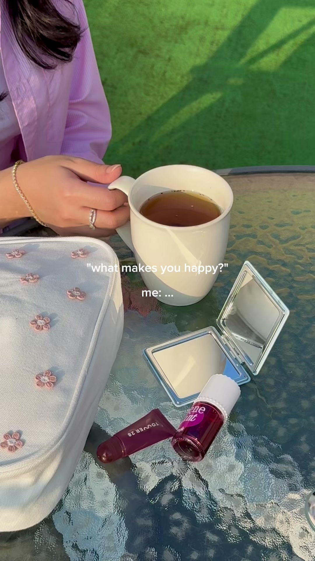 Shoulder Bag - Flowered