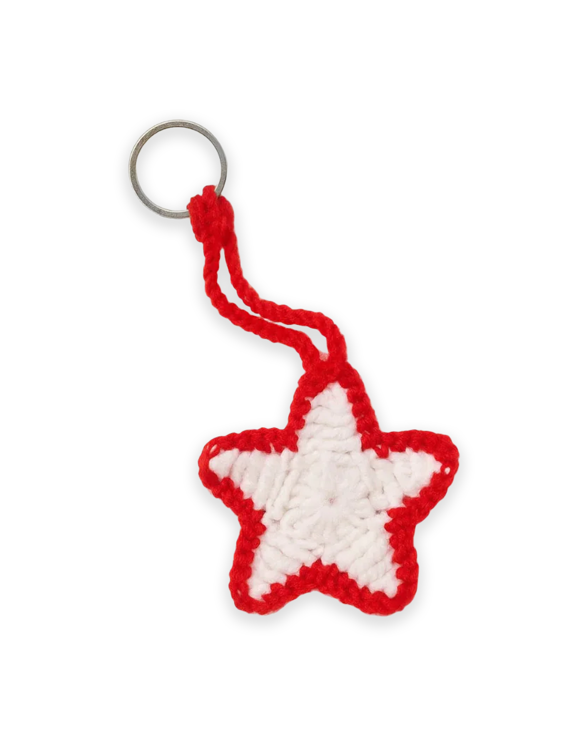 Red Star - Crochet Charm