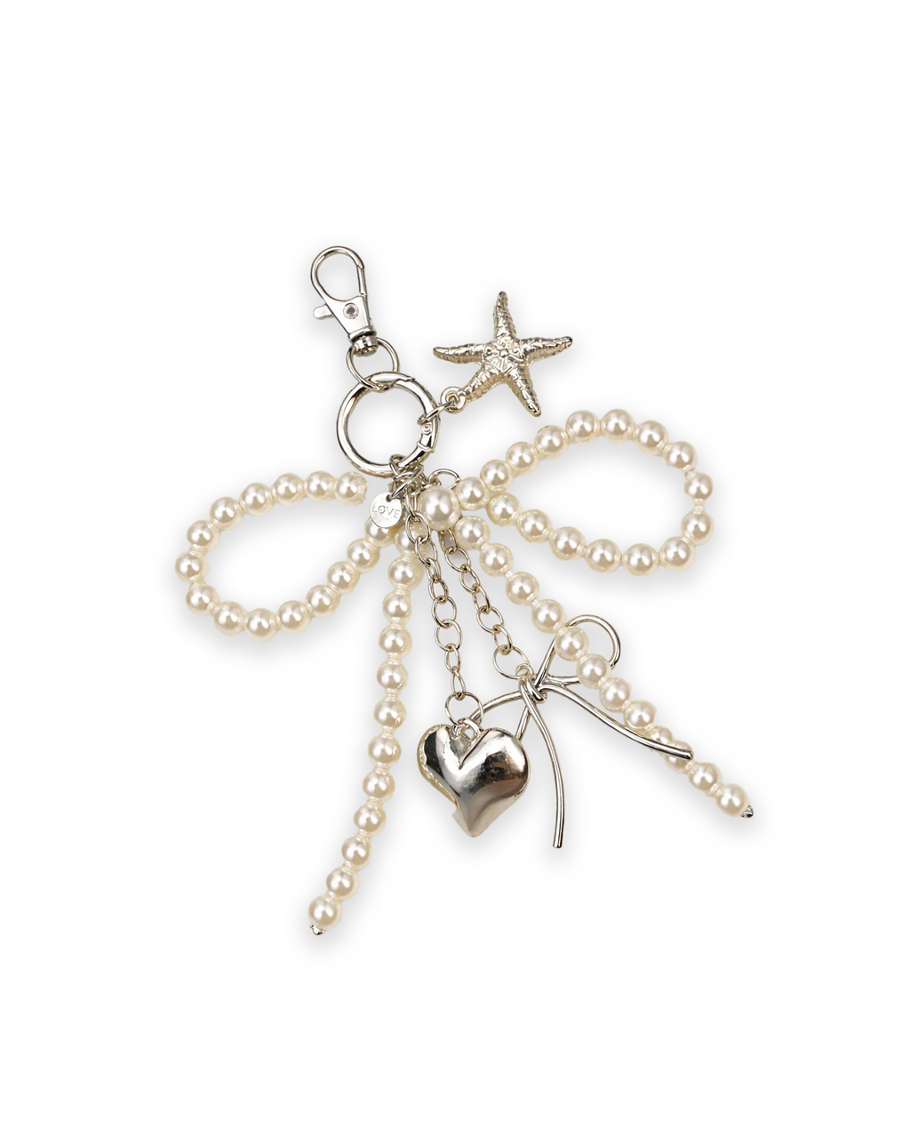 Silver Kiss Charm