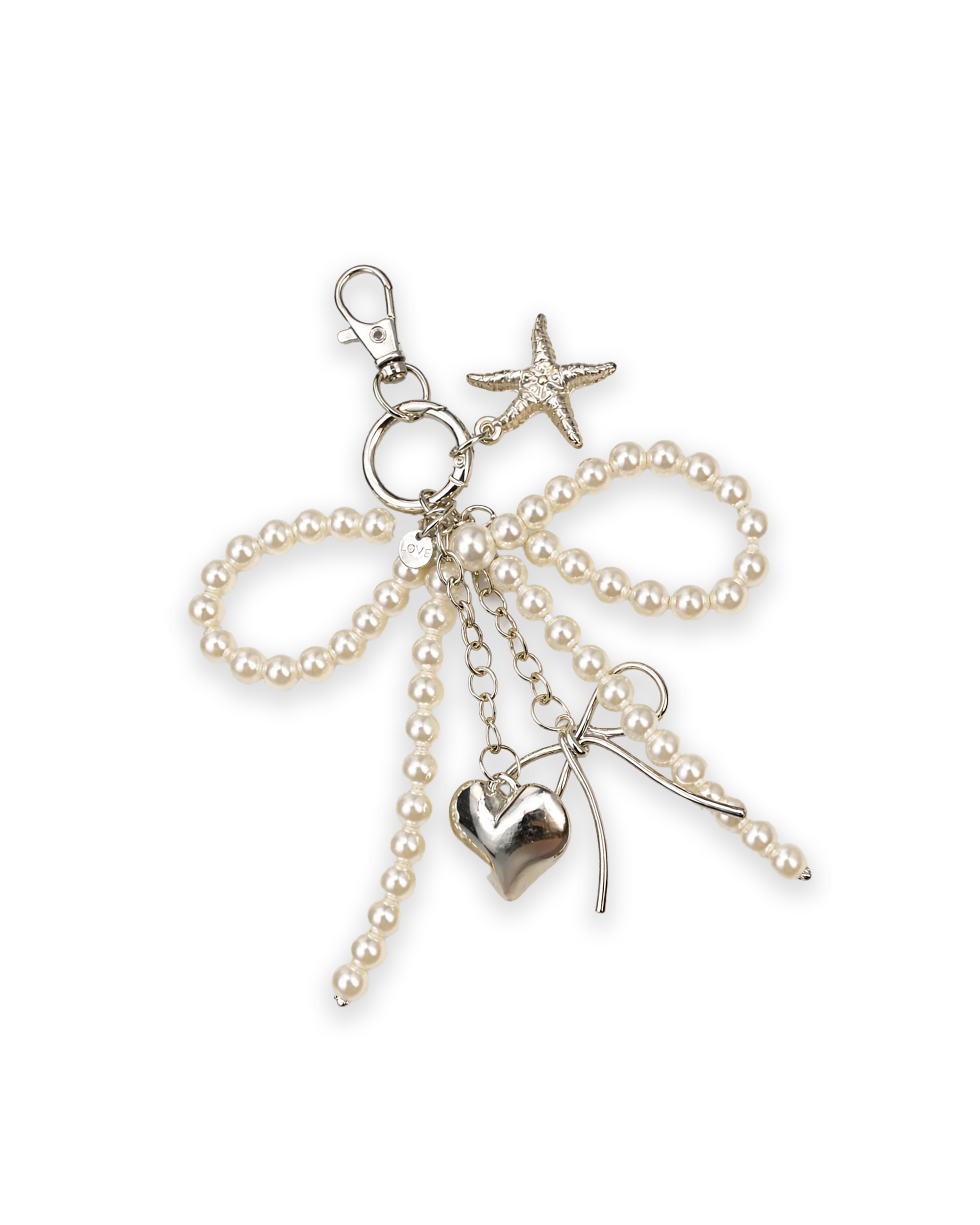 Silver Kiss Charm