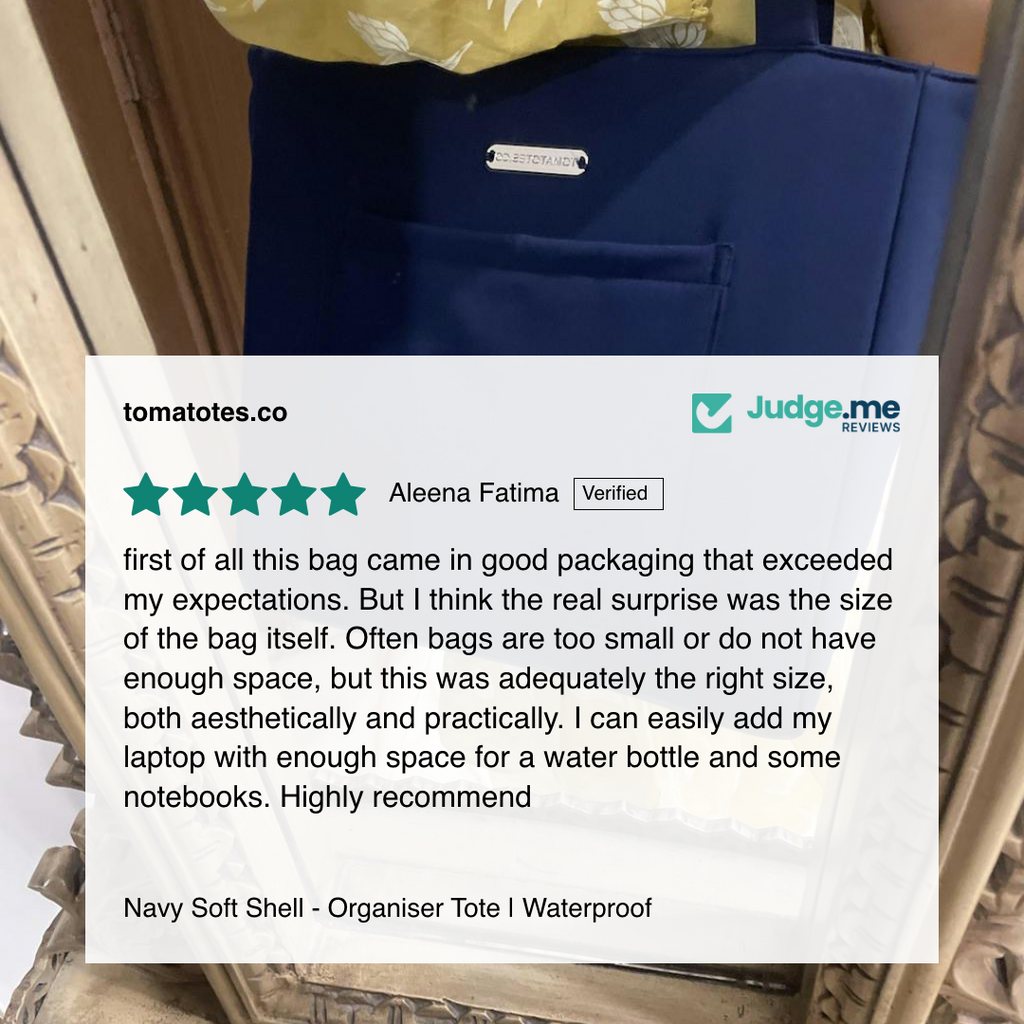 Navy Soft Shell - Organiser Tote | Waterproof